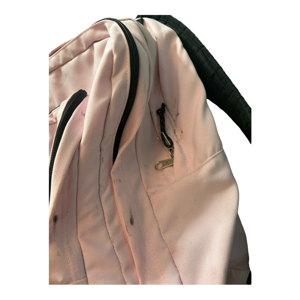 Vintage Jansport Canvas Backpack - Light Pink - Picture 3 of 9